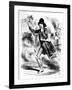 Disraeli, Derby Card-John Tenniel-Framed Art Print