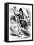 Disraeli, Derby Card-John Tenniel-Framed Stretched Canvas