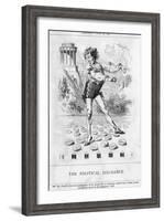 Disraeli, Egg Dance-John Tenniel-Framed Art Print