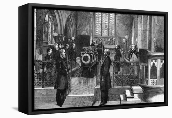 Disraeli, Funeral-null-Framed Stretched Canvas