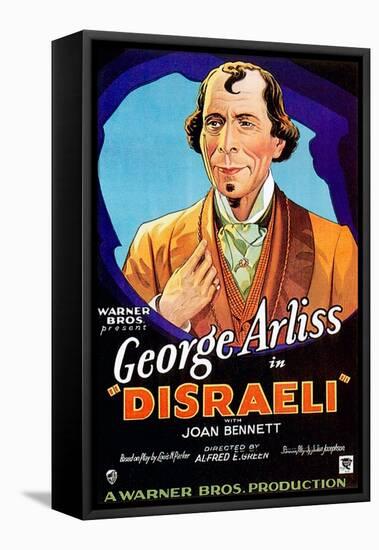 Disraeli, George Arliss, 1929-null-Framed Stretched Canvas