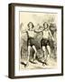 Disraeli, Gladstone 1857-John Tenniel-Framed Art Print