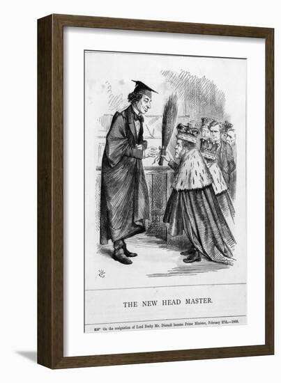 Disraeli, Headmaster-John Tenniel-Framed Art Print