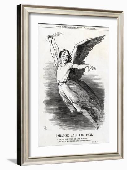 Disraeli, Paradise Peri-John Tenniel-Framed Art Print