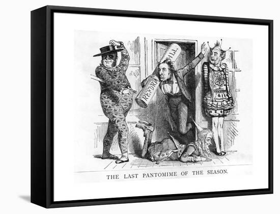 Disraeli, Reform 1859-John Tenniel-Framed Stretched Canvas