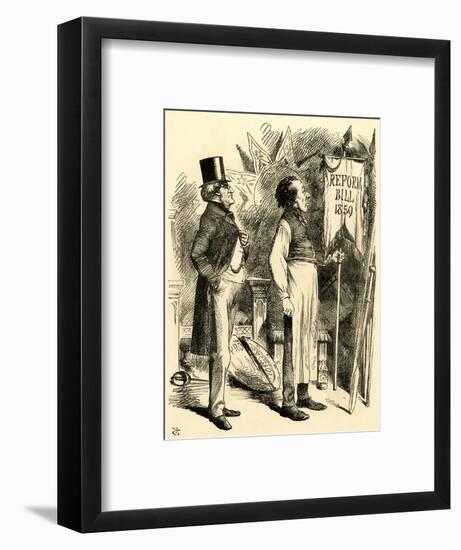 Disraeli, Reform 1866-John Tenniel-Framed Art Print