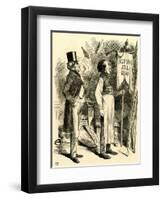 Disraeli, Reform 1866-John Tenniel-Framed Art Print