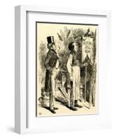 Disraeli, Reform 1866-John Tenniel-Framed Art Print