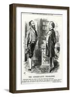 Disraeli, Tory Programme-John Tenniel-Framed Art Print