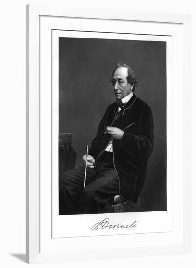 Disraeli-Alonzo Chappel-Framed Art Print