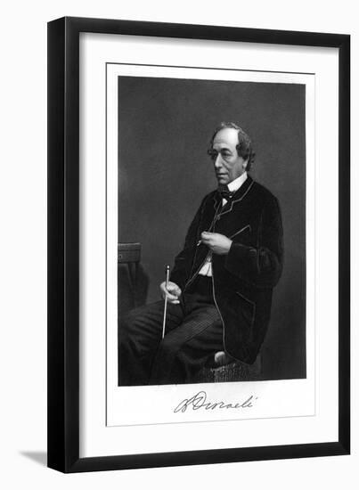 Disraeli-Alonzo Chappel-Framed Art Print