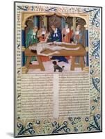 Dissection, Late 15th Century-null-Mounted Giclee Print