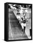 Distance Champion Emil Zatopek as He Set a New 10,000 Meter Record During the Olympic Games-Frank Scherschel-Framed Stretched Canvas