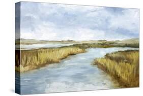 Distance Marshland-Eva Watts-Stretched Canvas