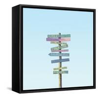 Distances-Matt Crump-Framed Stretched Canvas