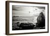 Distant Cargo Ship on Horizon-Torsten Richter-Framed Photographic Print