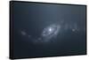 Distant Galaxy Visible from Space Station Sent in Outer Space-Stocktrek Images-Framed Stretched Canvas