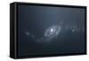 Distant Galaxy Visible from Space Station Sent in Outer Space-Stocktrek Images-Framed Stretched Canvas