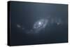 Distant Galaxy Visible from Space Station Sent in Outer Space-Stocktrek Images-Stretched Canvas