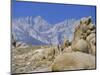 Distant Granite Peaks of Mount Whitney (4416M), Sierra Nevada, California, USA-Anthony Waltham-Mounted Photographic Print