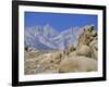 Distant Granite Peaks of Mount Whitney (4416M), Sierra Nevada, California, USA-Anthony Waltham-Framed Photographic Print