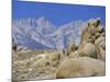 Distant Granite Peaks of Mount Whitney (4416M), Sierra Nevada, California, USA-Anthony Waltham-Mounted Photographic Print