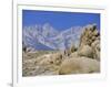 Distant Granite Peaks of Mount Whitney (4416M), Sierra Nevada, California, USA-Anthony Waltham-Framed Photographic Print