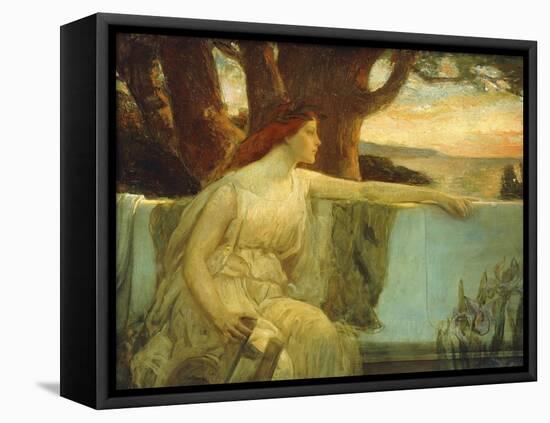 Distant Idyll-Charles Allan Winter-Framed Stretched Canvas