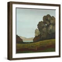 Distant Meadow II-Robert Charon-Framed Art Print