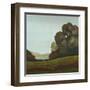 Distant Meadow II-Robert Charon-Framed Art Print