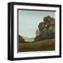 Distant Meadow II-Robert Charon-Framed Art Print