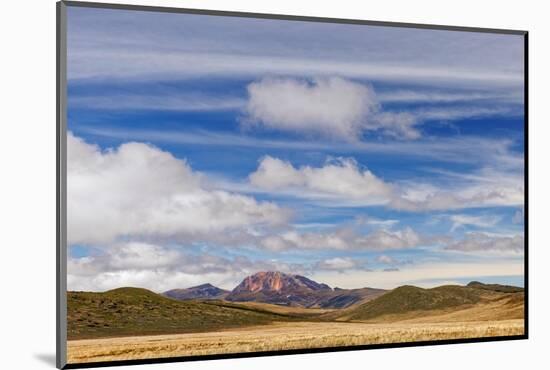 Distant mountain and clouds at high elevation, Antisana Ecological Reserve, Ecuador.-Adam Jones-Mounted Photographic Print