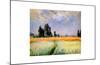 Distant Poplars-Claude Monet-Mounted Giclee Print