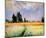 Distant Poplars-Claude Monet-Mounted Giclee Print