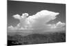 Distant Rain BW-Douglas Taylor-Mounted Photographic Print