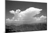 Distant Rain BW-Douglas Taylor-Mounted Photographic Print