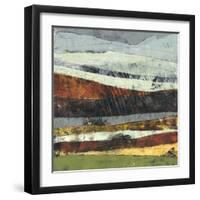 Distant Storm-Linda Nickell-Framed Art Print