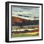 Distant Storm-Linda Nickell-Framed Art Print