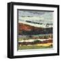 Distant Storm-Linda Nickell-Framed Art Print