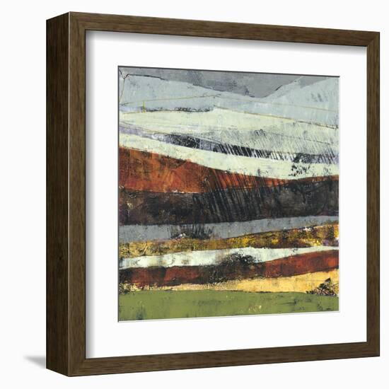 Distant Storm-Linda Nickell-Framed Art Print