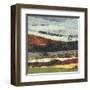 Distant Storm-Linda Nickell-Framed Art Print