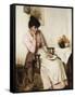 Distant Thoughts-Walter Langley-Framed Stretched Canvas