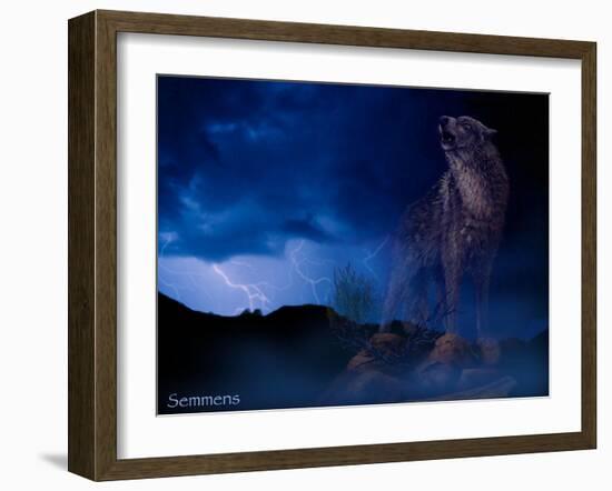 Distant Thunder-Gordon Semmens-Framed Giclee Print