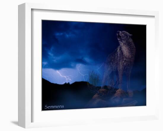 Distant Thunder-Gordon Semmens-Framed Giclee Print