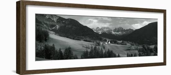 Distant View of a Church, St. Magdelena Church, Italy-null-Framed Photographic Print