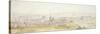 Distant View of a Town with a Chateau on the Right-Adam Frans van der Meulen-Stretched Canvas