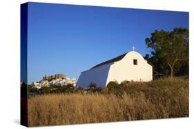 Distant View of Agios Ioanis Theologos (Monastery of St. John the Theologian)-null-Stretched Canvas