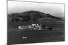 Distant View of Alcatraz Island - San Francisco, CA-Lantern Press-Mounted Art Print