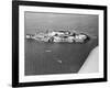 Distant View of Alcatraz Prison-null-Framed Photographic Print