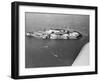Distant View of Alcatraz Prison-null-Framed Photographic Print
